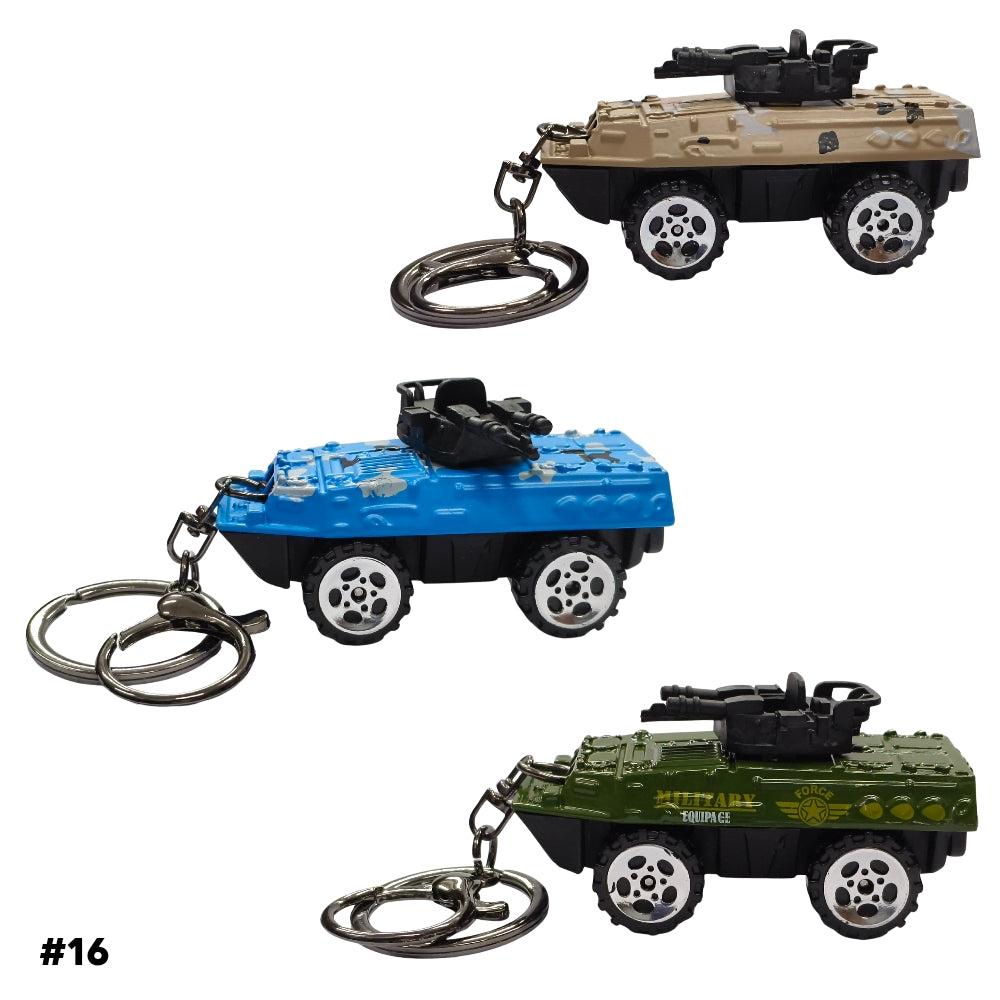 12 pcs -   Military Tank keychain Net price 49