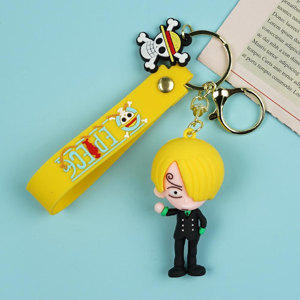 3 pcs - One piece sanji rubber keychain (eff price 35)