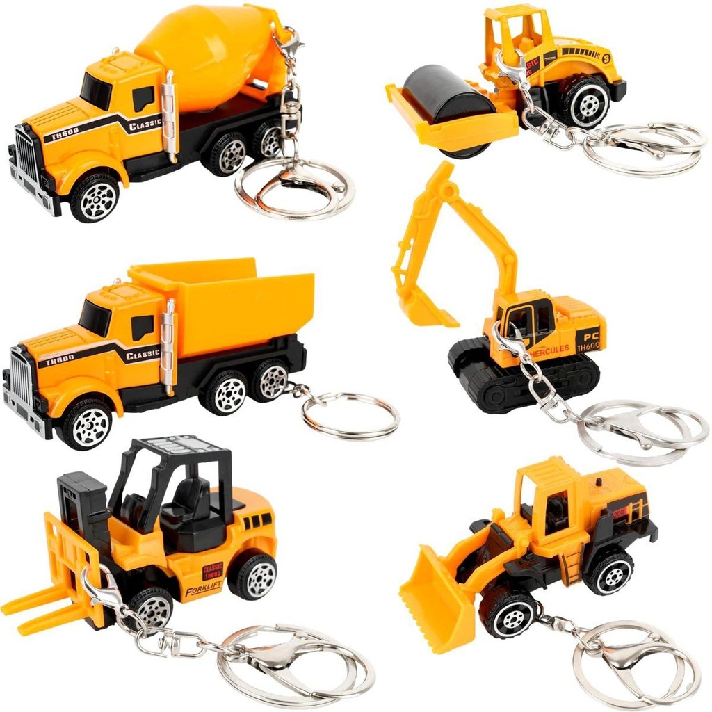 12 pcs - Construction vehicles  keychain Net price 59