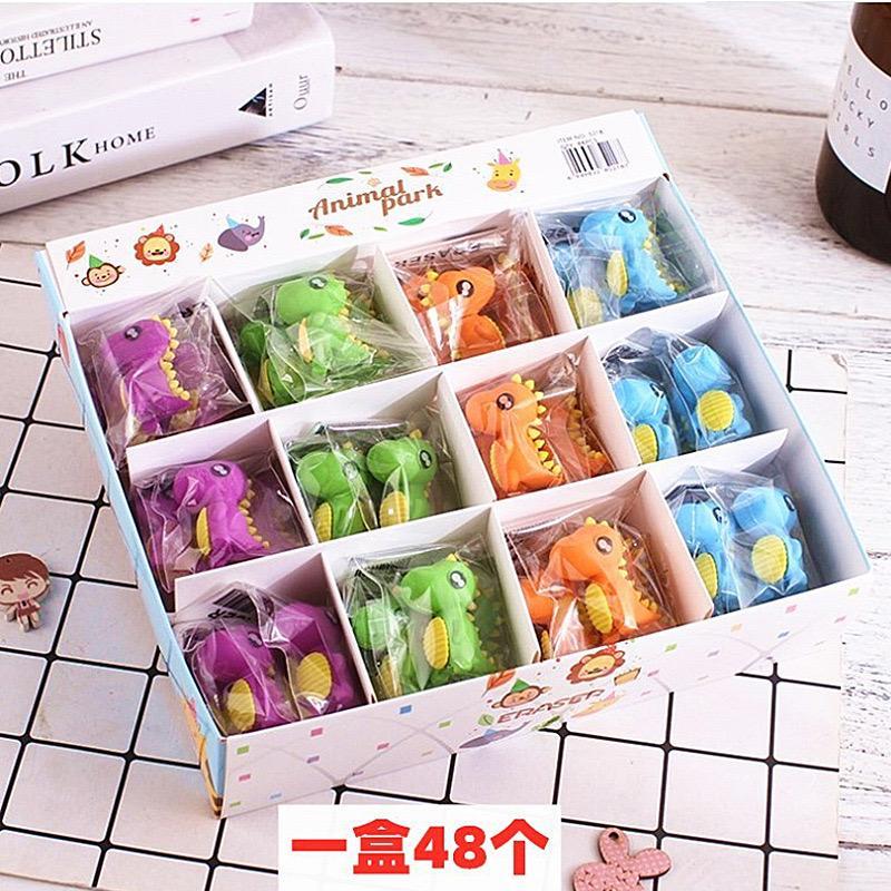 Dino  Shape Eraser 48pcs  (eff price 5.5 )