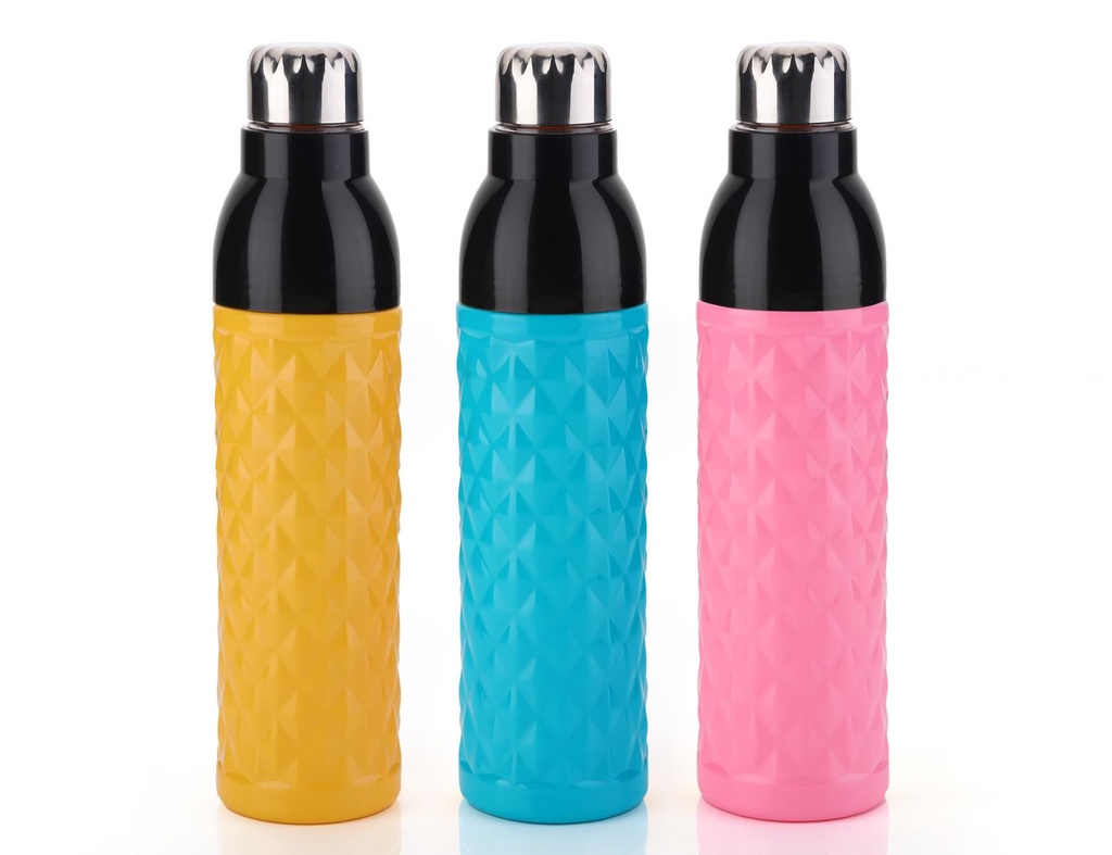 Insulated plastic 1L Water bottle Pack of 5 (eff price 82)
