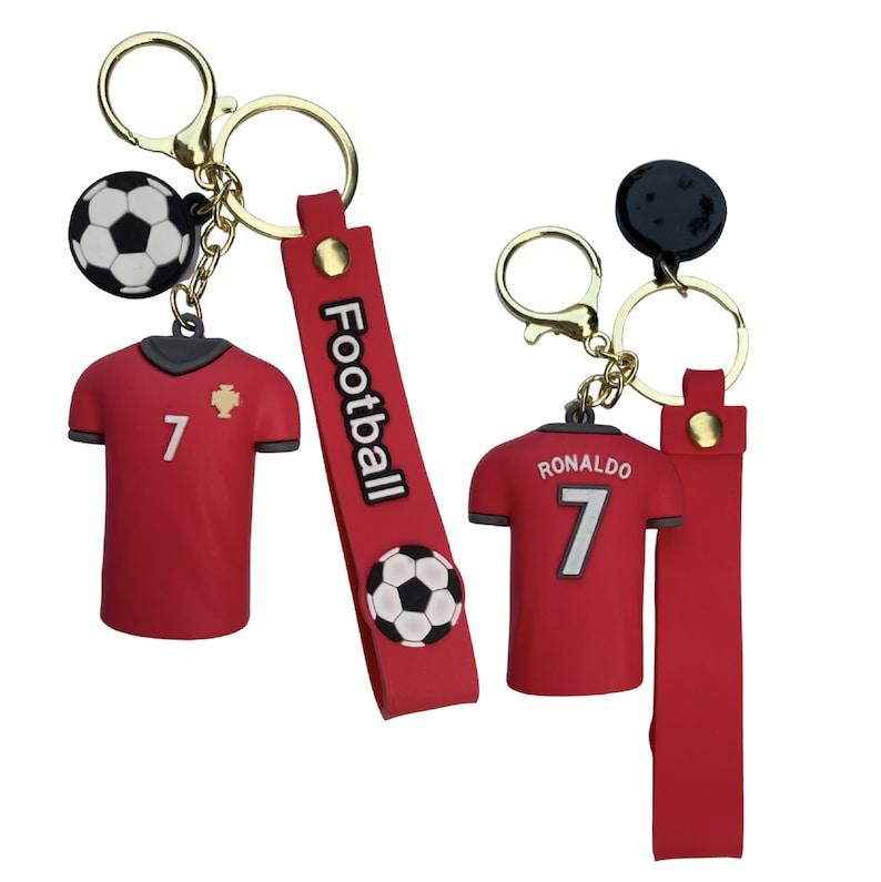 New Ronaldo T-Shirt 👕 rubber keychain pack of 3 (eff price 35)