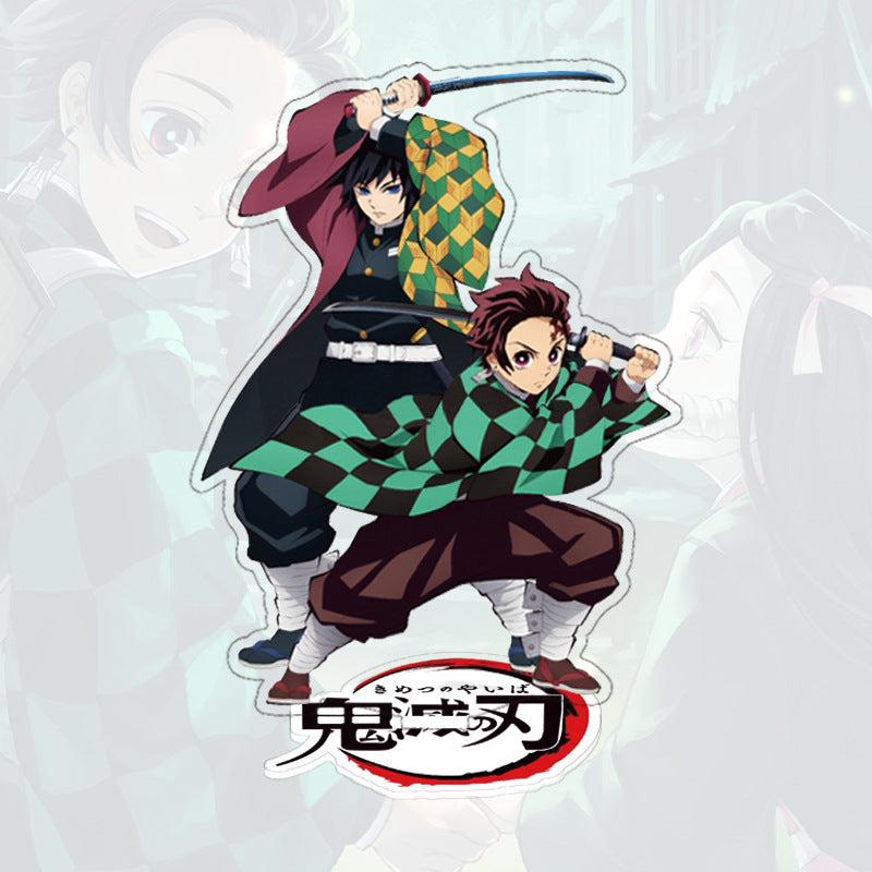 Pack of 2 Demon slayer Tanjiro and giyu Acrylic standie (eff. Price 110)