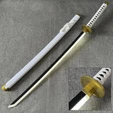 LED - Zoro white led 104 Cm Wooden Katana fully assembled
