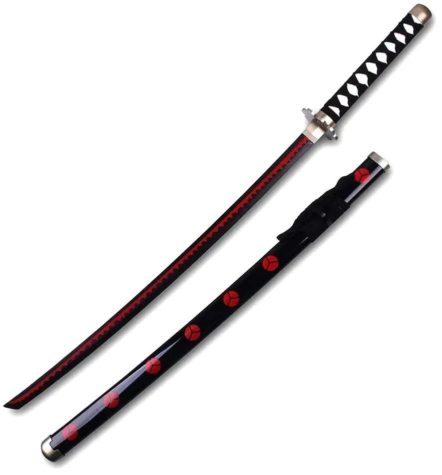 Zoro black 104cm fully  essembled Wooden Katana (Heavy Quality)