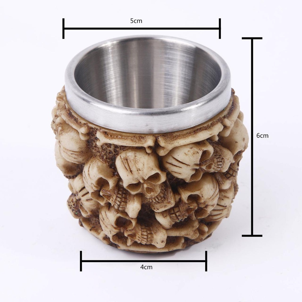 3pcs - mini Skulll Glass E net price 99