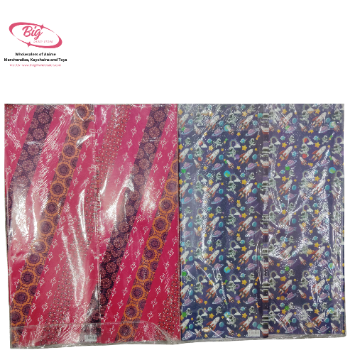 Rocket mix design wrapping sheet pack 50