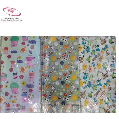 Peppa pig / football mix design wrapping sheet pack 50
