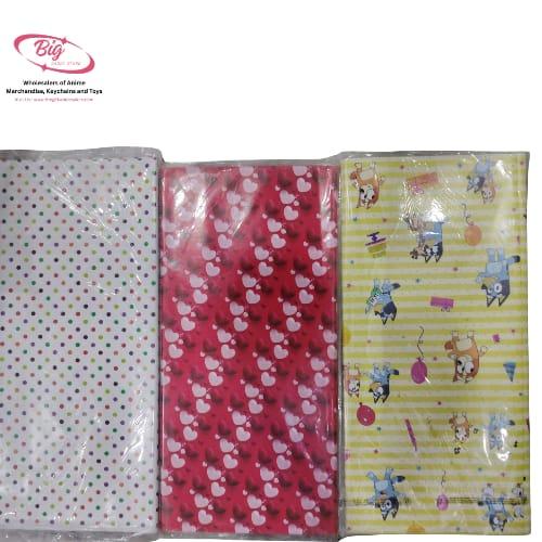 Red heart mix design wrapping sheet pack 50