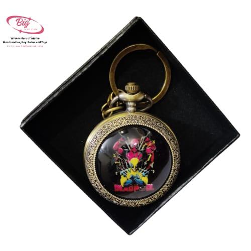 New Dadpool & Volwerine Sitting Pose Pocket Watch Pack of 3 (eff price 125)