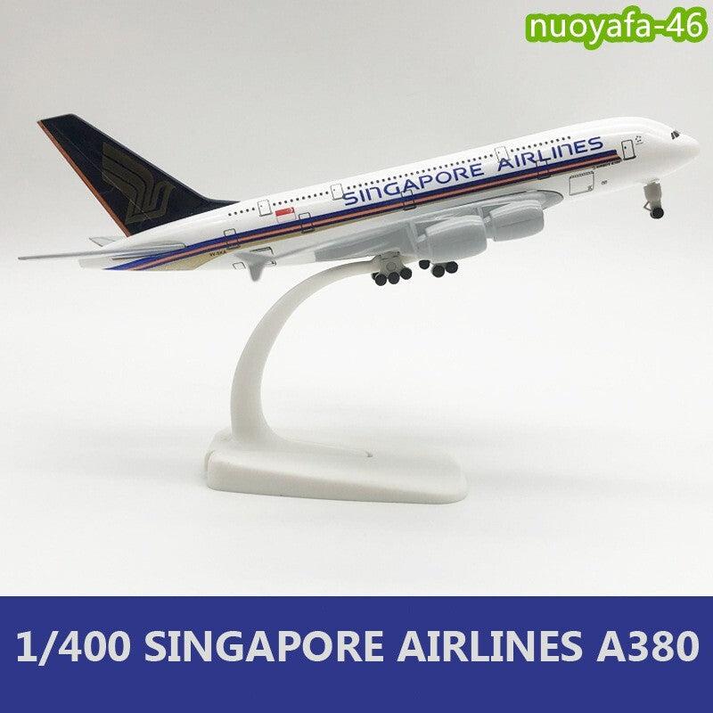 20 cm Airplane diecast model SingaporesA380