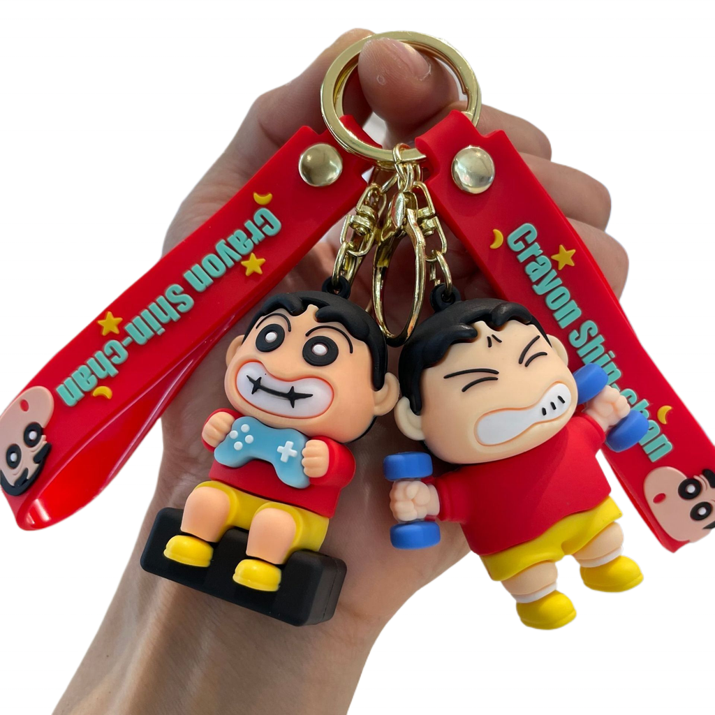 New Shinychan Trendy & Dumble Rubber Keychain Pack of 3 (eff price 35)