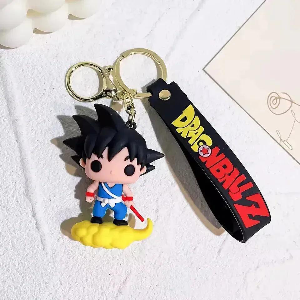 New DBZ Goku on Cloud Rubber Keychain Pack of 3 (eff price 35)