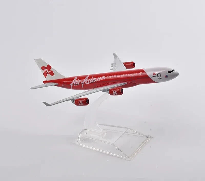 16 cm Airplane diecast model AIR ASIA A340