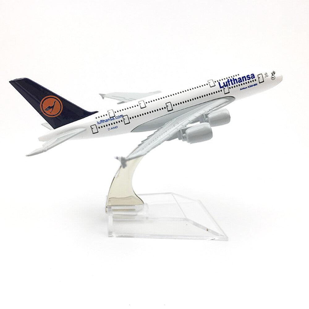 16 cm Airplane diecast model Lufthansa A380