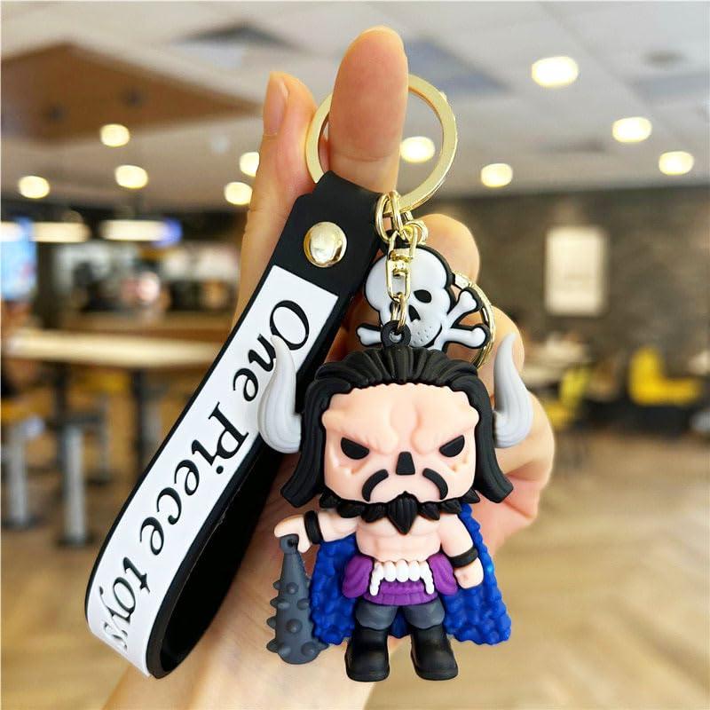 New One Piece Kaido Rubber Keychain Pack of 3 (eff price 35)