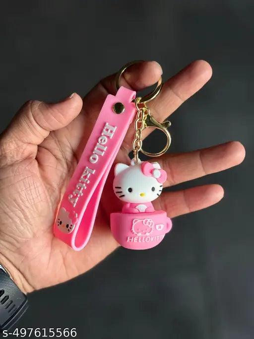 Hello Kitty Pink rubber keychain pack of 3 (eff price 35)