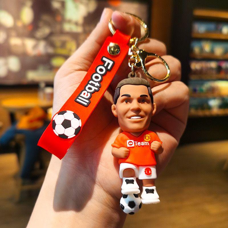 Ronaldo RD/WHT rubber keychain pack of 3 (eff price 35)