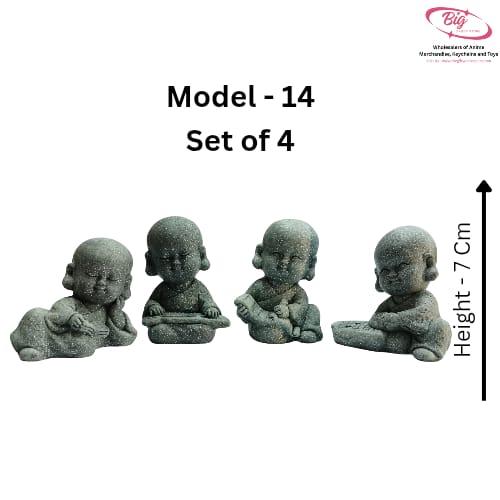 Stone Monks set of 4  ( Model -14 )