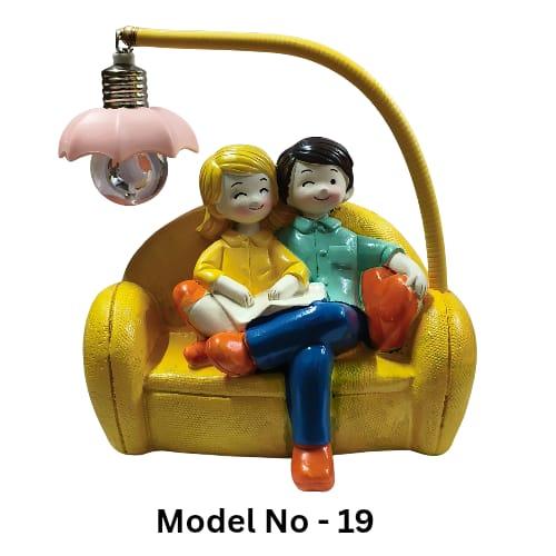 New colour  couple sofa lamp model no 19