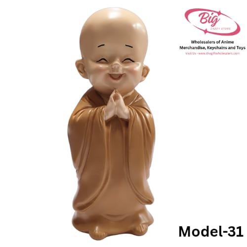 Brown monks standing Medium size Model 31