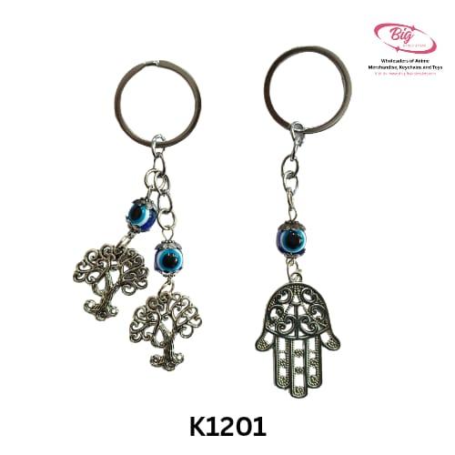 Evil eye mix model keychain pack of 12 (Net price - 29)