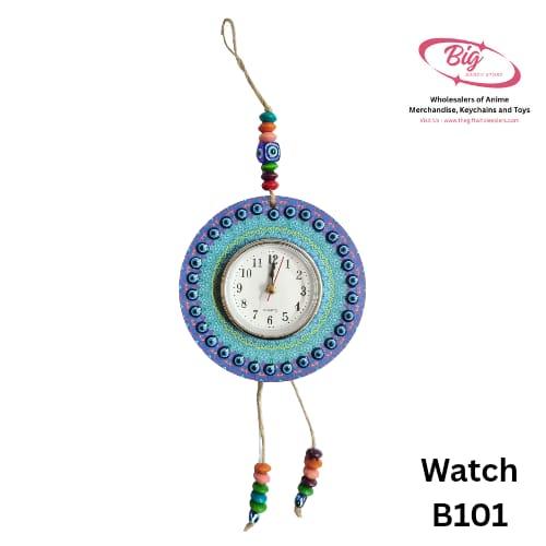 evil-eye wooden watch medium size B101