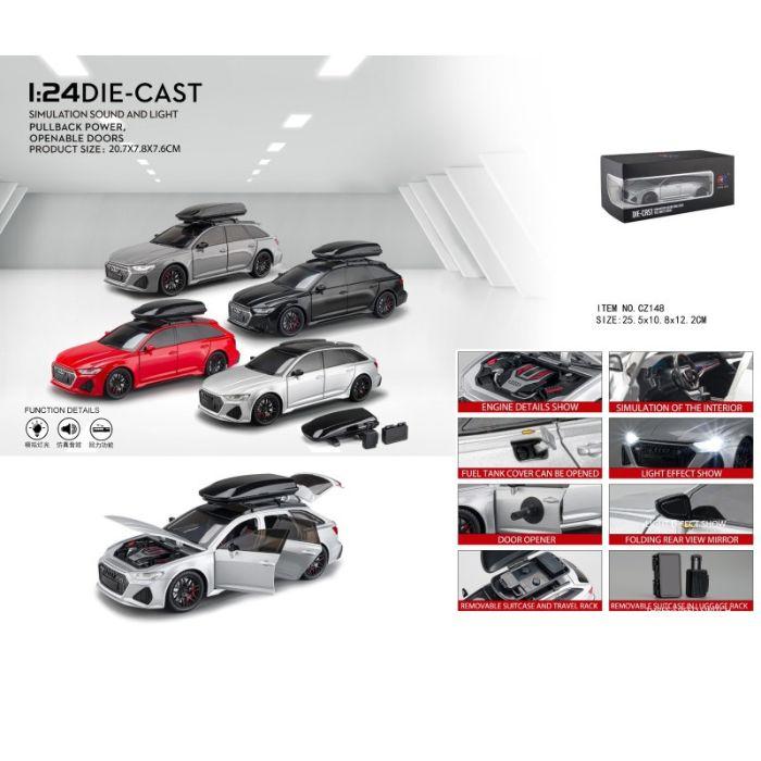 1:24 Aodi RS6 Travel Edition Die cast Alloy Car