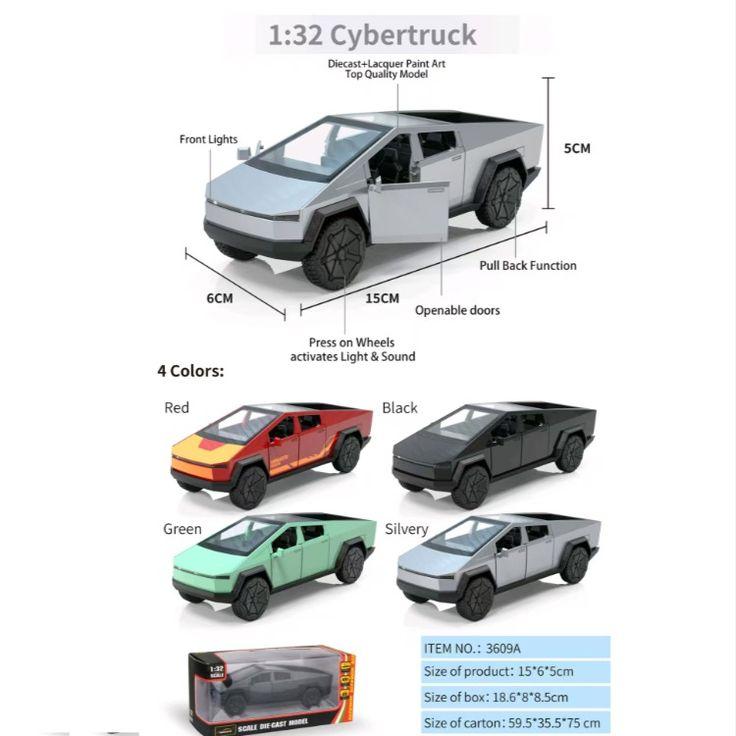 Taesla Cyber Truck 1:32 Diecast model