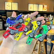Fast & Furious bike rubber keychain (Mix Colour) Pack of 3 (eff price 35)