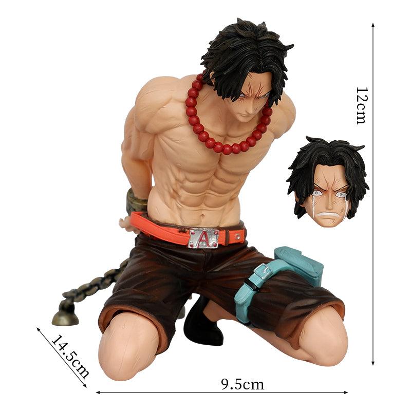 New One Piece Ace tied hand handcuff figure