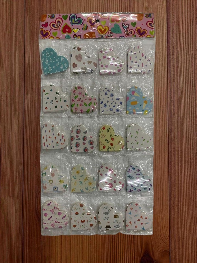 Heart shape name tags / greeting  hanger ( pack of 120 )