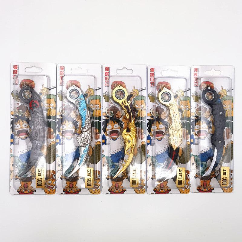 New one piece foldable & rotating talwar (Mix Design) pack of 3 ( eff price -125 )