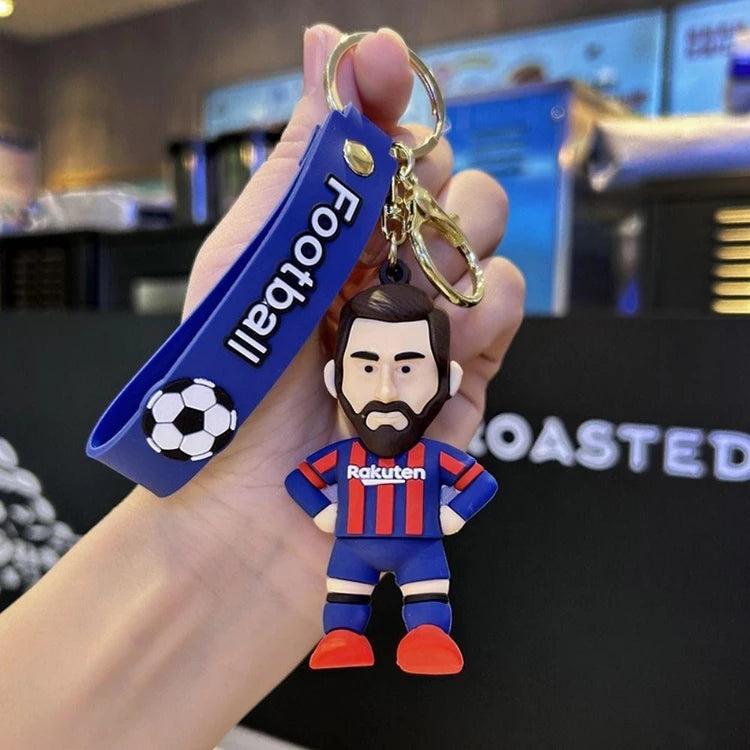 Messi (Rakuten) Blue rubber keychain pack of 3 (eff price 35)