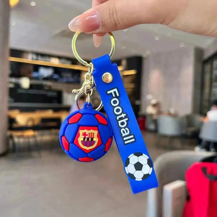 New FCB Blue Football rubber keychain pack of 3 (eff price 35)