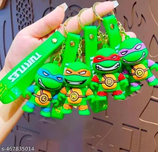 New Ninja Turtle Rubber Keychain Pack of 3 (eff price 35)