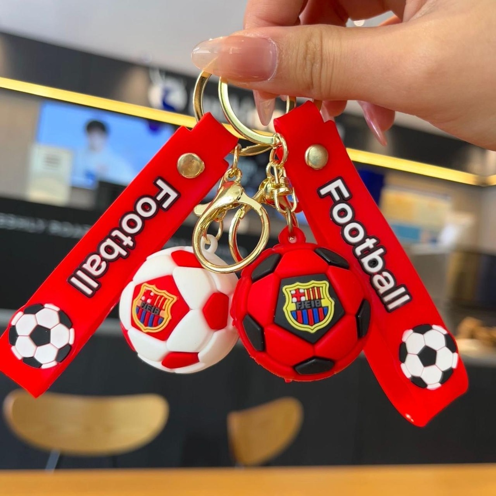 football rubber keychain pack of 3 (eff price 35)