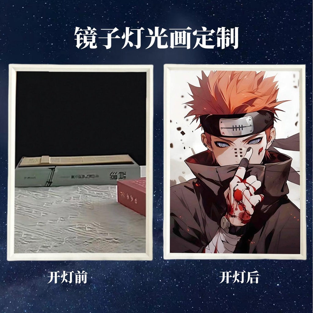 Natuto Itachi eyes box lamp ( no mirror)