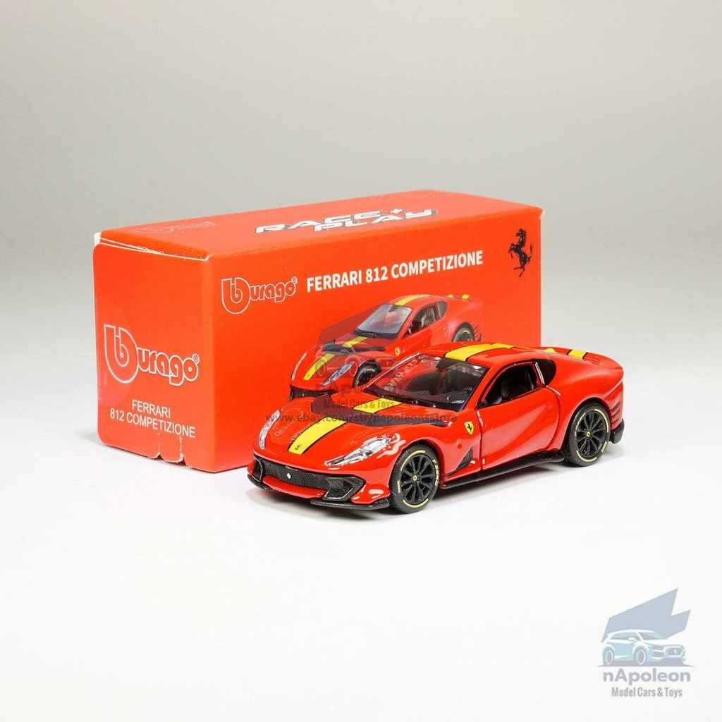 Bburago 1:64 812 competizone collectible  red