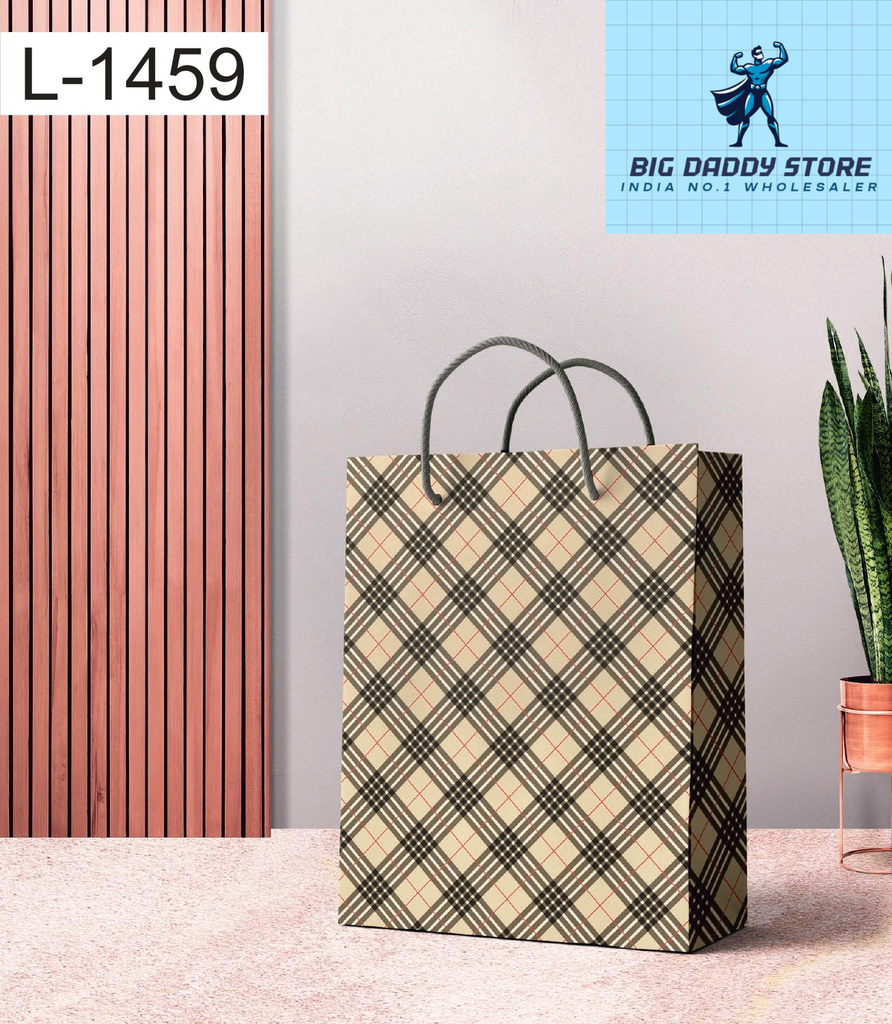 Large size paper gift bags L-1459 (Pack of 12)