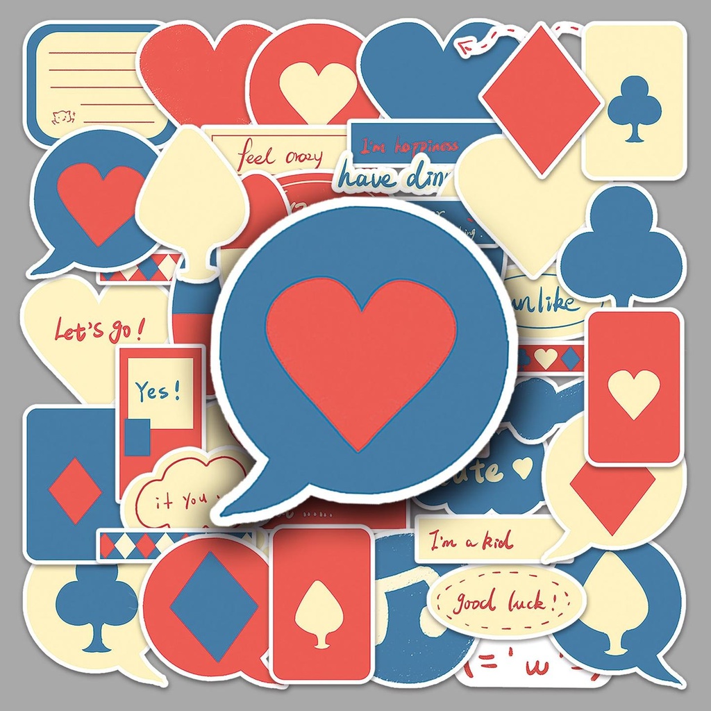 Love Box - 2 X 50 pc Sticker packets Net price 70