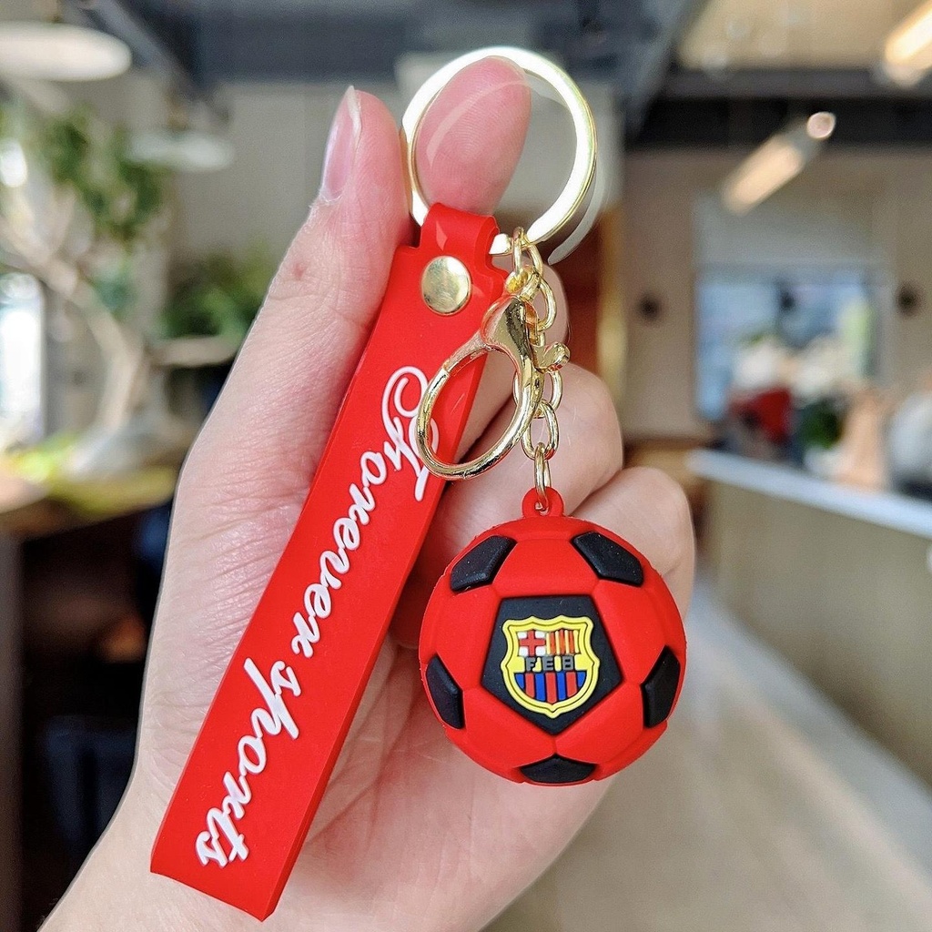 Ronaldo Football rubber keychain pack of 3 (eff price 35)