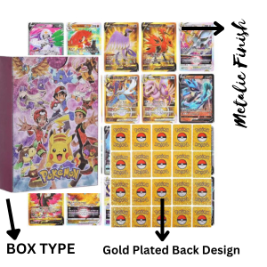 New Gold Plated Premium pokimon Cards