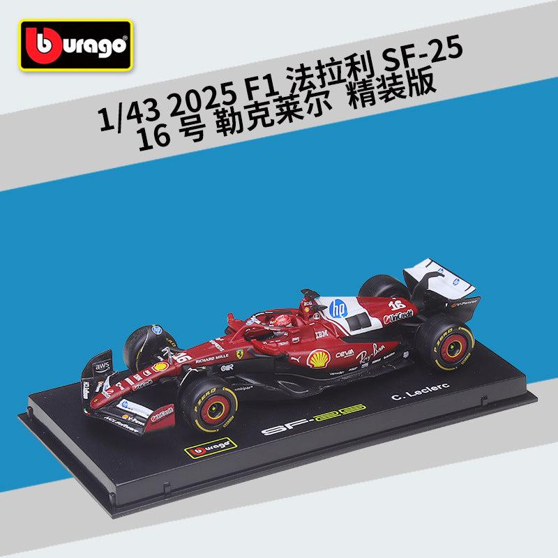 Bburago 1:43 Ferrari SF-25 Charles Leclerc  2025 (acrylic Box) #16