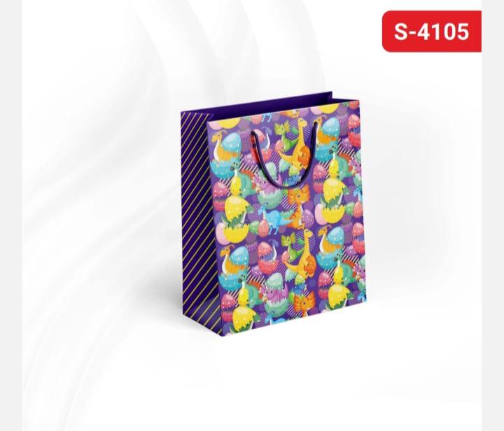Dinasour  small size paper gift bag Pack of 12
