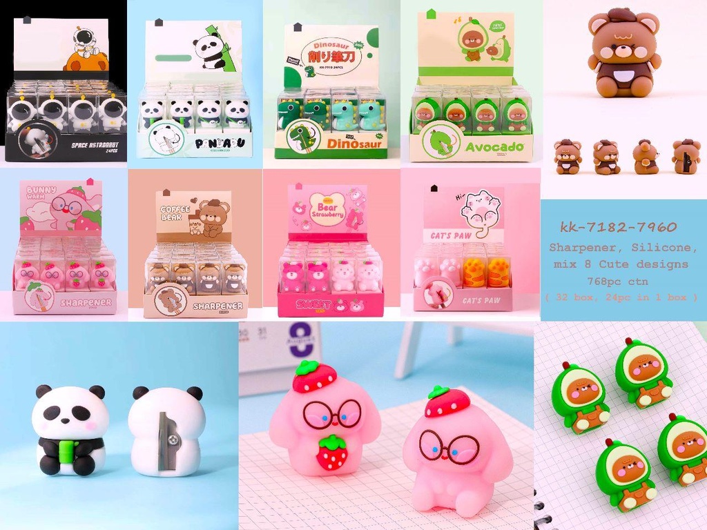 Mix design Pencil topper + Sharpener