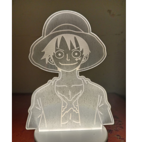 Luffy hat 3d Lamp