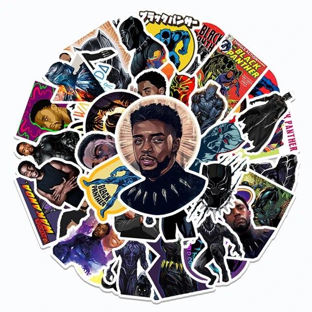 Black Panthe Stickers set of 50
