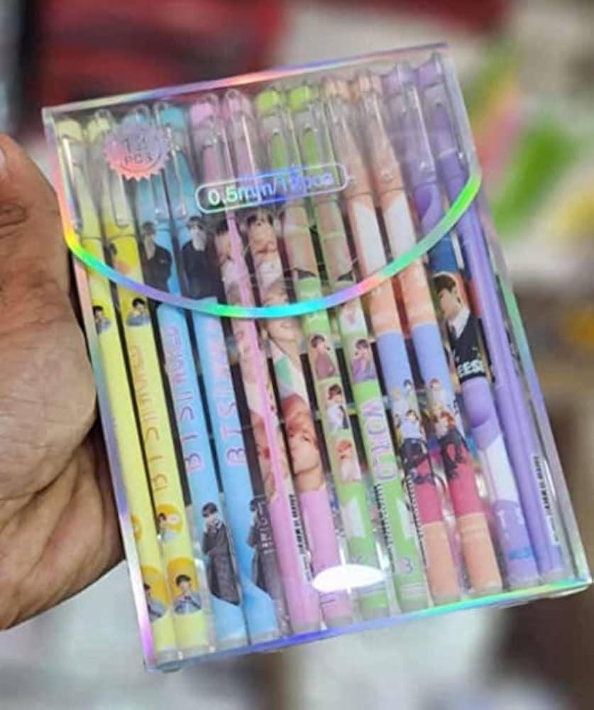 BTS 100% Erasable Pens (12 pc pack)