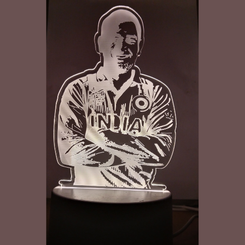 Dhoni 3d Lamp